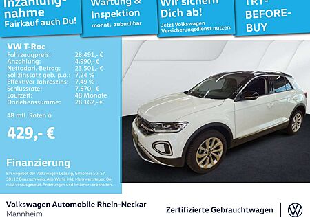 VW T-Roc Volkswagen 1.5 TSI Style DSG Navi AHK LED uvm
