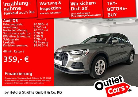 Audi Q3 45 TFSI e S tronic NAV+ R-KAM VIRTUAL