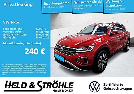 VW T-Roc Volkswagen Move 1.5 TSI AHK LED NAVI PDC SHZ 5J.GAR.