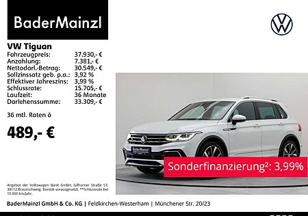 VW Tiguan Volkswagen 2.0 TDI DSG 4M R-Line Matrix HUD Stdhz