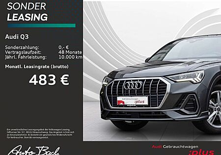 Audi Q3 S line 35TFSI Stronic Navi LED virtual ACC EP