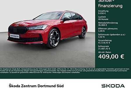 Skoda Superb gebraucht kaufen Skoda Superb Combi 1.5 iV SPORTLINE AHK 360°CAM LM19