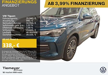 VW Tiguan Volkswagen 1.5 eTSI DSG 150PS LIFE NAVI AHK KAMERA S