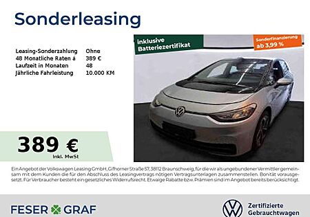 VW ID.3 Volkswagen Pro S Navi Kamera LED LM SiHz