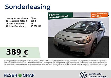 VW ID.3 Volkswagen Pro S Navi Kamera LED LM SiHz