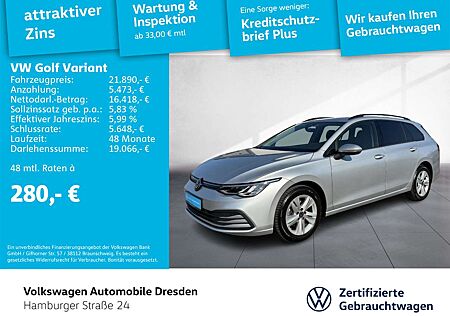 VW Golf Variant Volkswagen Golf VIII Variant Life 1.0 TSI LED KAMERA ACC