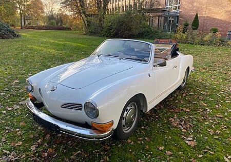 VW Karmann Ghia Volkswagen Cabrio, 2.Hd. dt. Auto, Pappbrief!