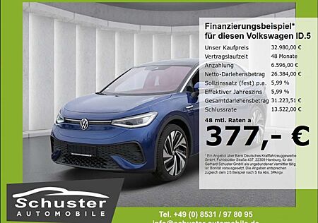 VW ID.5 Volkswagen Pro Perform*AHK IQ-LED Panodach ACC SHZ 21*