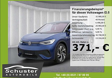 VW ID.5 Volkswagen Pro Perform*AHK IQ-LED Panodach ACC SHZ 21*