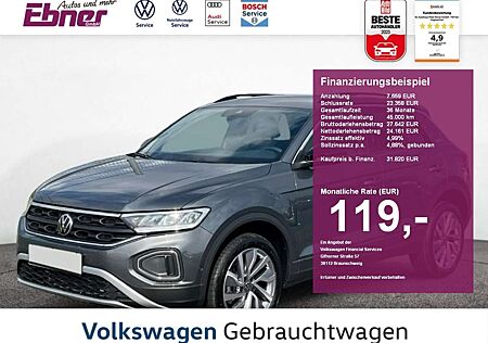 VW T-Roc Volkswagen GOAL PLUS 1.5TSI DSG TAGESZL -24% AHK+KAMERA+LED+N