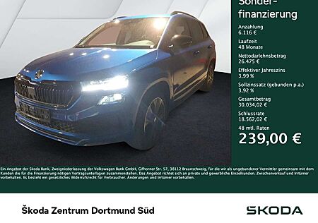 Skoda Karoq 1.5 SPORTLINE AHK CAM ACC LM18 NAVI SITZHZ