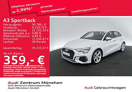 Audi A3 35 TDI S tronic S line ACC/Navi/Vir