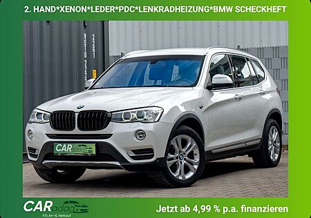 BMW X3 f25xDrive 30d*2HAND*AUT*XENON*AHK*BMWSCHECKHEFT*
