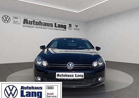 VW Golf Volkswagen VI Cabriolet 2.0 TDI DSG DYNAUDIO Standh Leder Xen