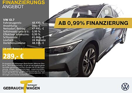VW ID.7 Volkswagen Tourer PRO 286PS WÄRMEPUMPE AHK LEDER H&K
