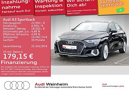 Audi A3 40 TFSIe Adv LED S-tronic AHK Navi