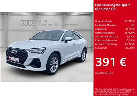 Audi Q3 Sportback 45 TFSI quattro S tronic S line Navi Dig
