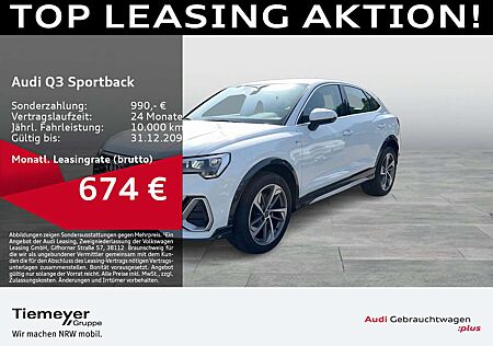 Audi Q3 40 TDI Q S LINE LM19 AHK KAMERA NAV