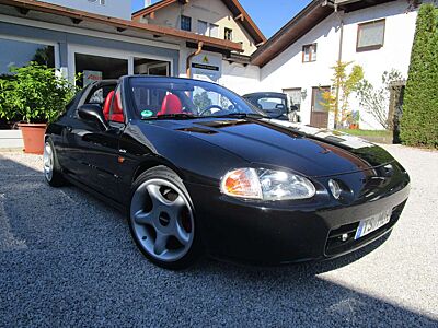Honda CRX 1.6 ESi del Sol , Rieger, Leder, 2. Hd., TÜV+KD neu