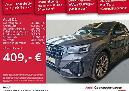 Audi Q2 40 TFSI S-TRO*QUA*S-LINE*PANO*SONOS*MATRIX***