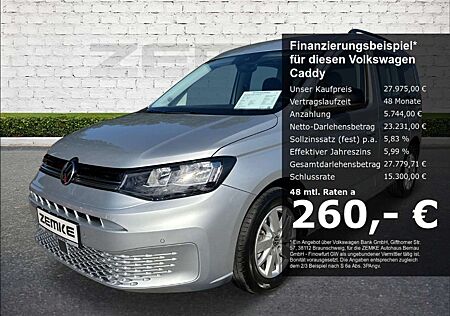 VW Caddy Volkswagen 2.0 TDI Life Navi ACC Mehrzonenklima Musikstreamin