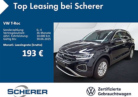 VW T-Roc Volkswagen 1.0 TSI Life NAVI APP SHZ Ganzjahresreifen