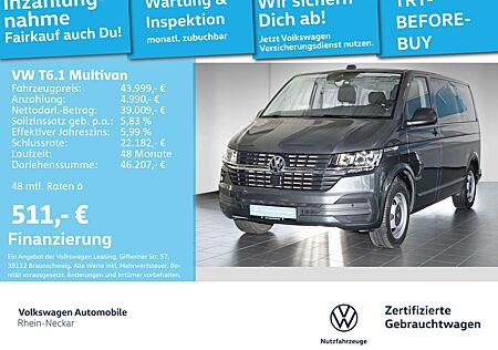VW T6 Volkswagen .1 Multivan 2.0 TDI Trendline 4Motion AHK Navi