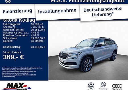 Skoda Kodiaq 2.0 TDI DSG Sportline 4x4 LED+PANO+AHK+VC