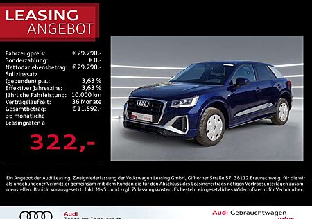 Audi Q2 30 TFSI 2x S line AHK LED Keyless Smartphone S lin