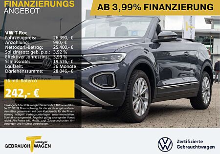 VW T-Roc Volkswagen Cabrio 1.0 TSI STYLE LED KAMERA WINTERPAKE