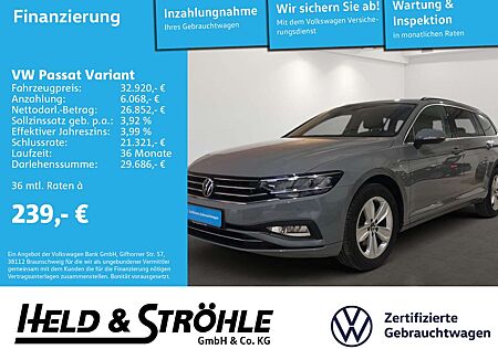 VW Passat Variant Volkswagen Business 2.0 TSI DSG AHK 4xSHZ 17