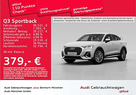 Audi Q3 45 TFSI e S tronic S line ACC/Virtu