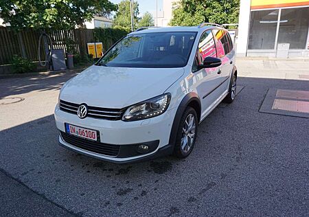VW Touran gebraucht kaufen VW Touran Volkswagen Cross*Automatik*Leder*7 Sitzer*Navi*SHZ*
