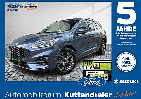 Ford Kuga ST-Line X AHK schw. Voll-LED Teilleder Navi
