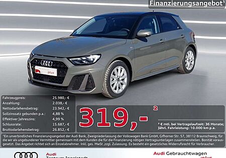 Audi A1 Sportback 30 TFSI S line LED virtual keyless