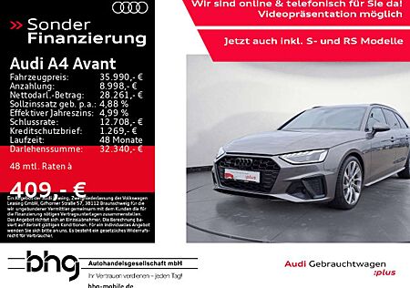 Audi A4 45 TFSI quattro S-Line Virtual Navi GRA