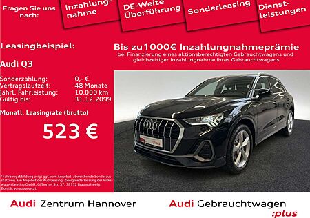 Audi Q3 S line 40 TFSI qu. AHK LED virtual ACC Navi
