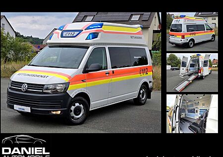 VW T6 Transporter Volkswagen T6 2.0 TDI DSG HOCH+LANG KTW / RTW / AMBULANCE