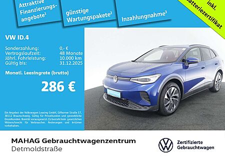 VW ID.4 Volkswagen Pure 125kW WärmePu NaviPro IQ.LIGHT ACC 19"