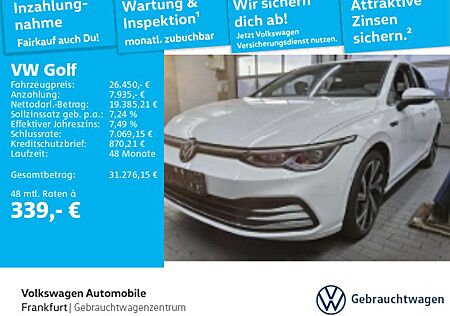 VW Golf Volkswagen VIII 2.0 TDI DSG Style Navi LEDPlus DAB+ Fr