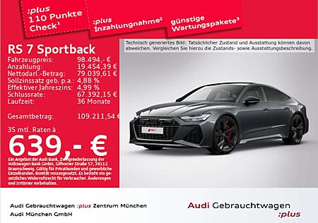 Audi RS7 Sportback tiptr. Sp-AGA/Pano/280km/h