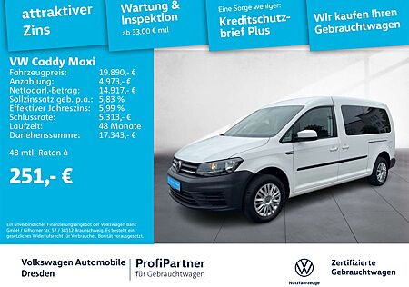 VW Caddy Volkswagen Trendl. 1.0 TSI KLIMA AHZV SHZ PDC