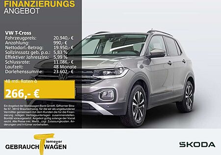 VW T-Cross Volkswagen 1.0 TSI UNITED LED NAVI KAMERA LM16 AHK