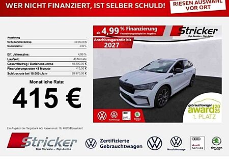 Skoda Enyaq iV80 Sportline 415,-ohne Anzahlung Head-Up Matrix