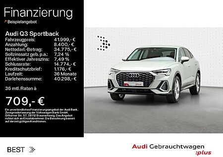 Audi Q3 TFSI S-LINE*LEDER*AHK*SHZ*NAVI*LED*