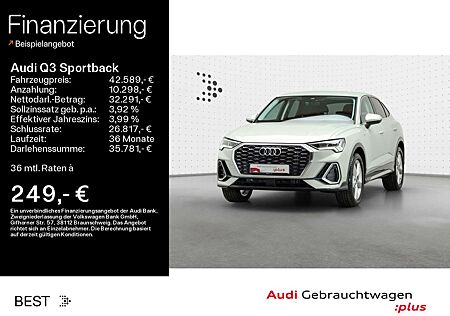 Audi Q3 TFSI S-LINE*LEDER*AHK*SHZ*NAVI*LED*