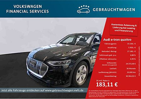 Audi e-tron gebraucht kaufen Audi e-tron 55 quattro 300kW Klima*Tempo*Nav*PDC