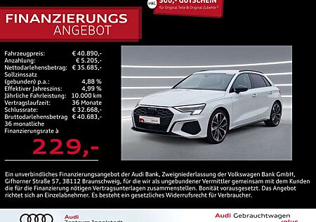 Audi S3 Sportback TFSI qu MATRIX NAVI B&O ACC KAM 19"
