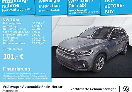 VW T-Roc Volkswagen 2.0 TDI R-Line DSG Navi AHK Kamera uvm