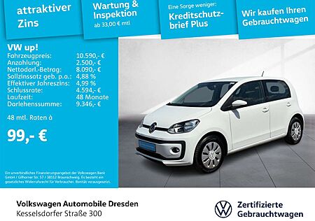 VW Up Volkswagen ! 1.0 GRA PDC Kamera Sitzhzg.